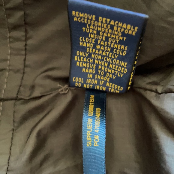 POLO RALPH LAUREN Bomber Grey Slit Pockets Jacket - Picture 8 of 8